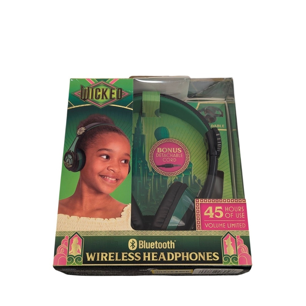 Z8N Wicked Bluetooth Wireless Headphones Headset Volume Limiting 3.5mm Jack
